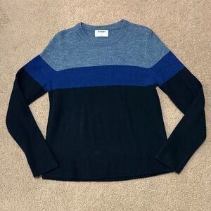 Old Navy Women’s Colorblock Crewneck Sweater - Blue